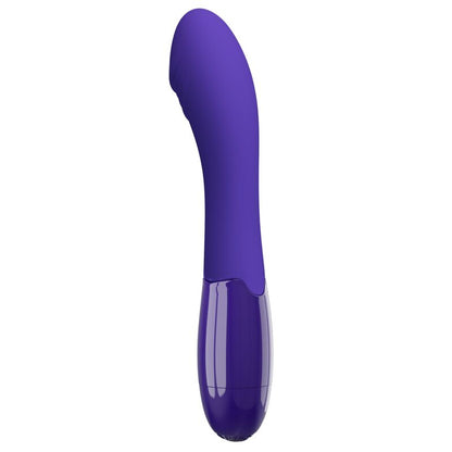 Vibrador Ponto G Violeta: Design ergonómico para estimulação interna precisa.