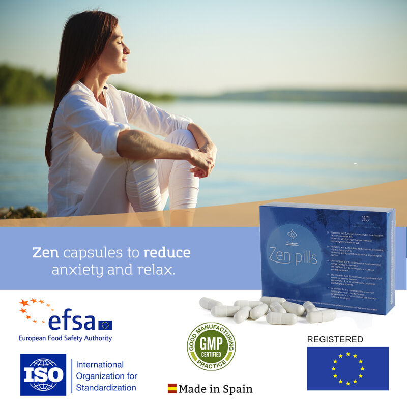 ZEN PILLS: Suplemento Natural para Redução de Stress e Ansiedade | Diamora