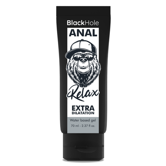 Frasco doseador de 70 ml do gel anal de base aquosa Black Hole.