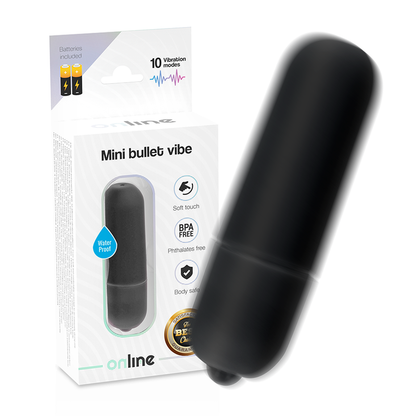 MINI BALA VIBRANTE - Preto - DIAMORA