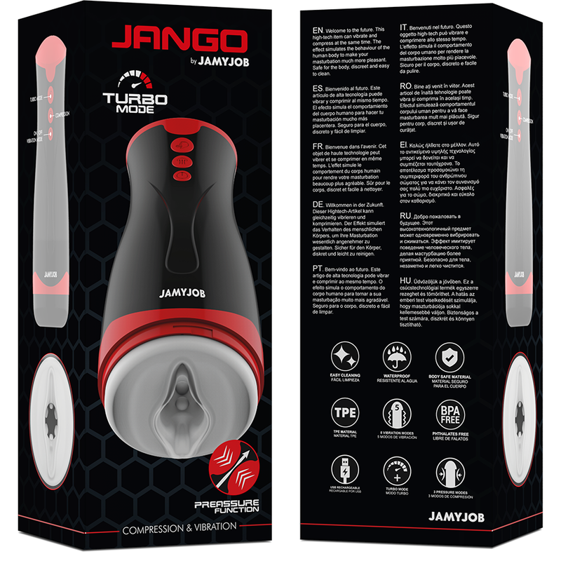 Masturbador Jango JAMYJOB – Alta Performance e Modo Turbo - DIAMORA